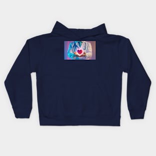 doctor holding heart Kids Hoodie